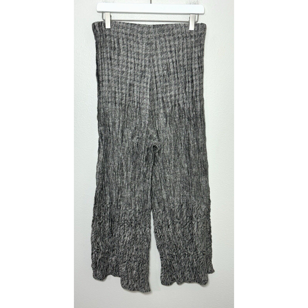 IGOR Dobranic Wide Leg Trouser Artsy Lagenlook Linen Art to Wear Pant Gray 42/44 - Picture 3 of 9